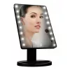 Extralink Makeup veidrodis su apšvietimu ir stovu, juodas