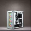 Korpusas Corsair iCUE 4000X RGB Midi Tower Baltas