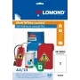 Lomond PET lazerinė lipni plėvelė balta matinė A4, 25 lapų