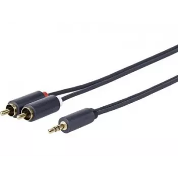 Vivolink PROMJRCA5 garso kabelis 5 m 3,5 mm – 2 x RCA juodas