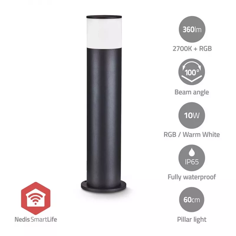 Nedis ZBLOP10RGBW lauko šviestuvas ant grindų LED 14 W