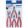 Knipex 00 20 03 V02 replių rinkinys vidiniams ir išoriniams fiksavimo žiedams