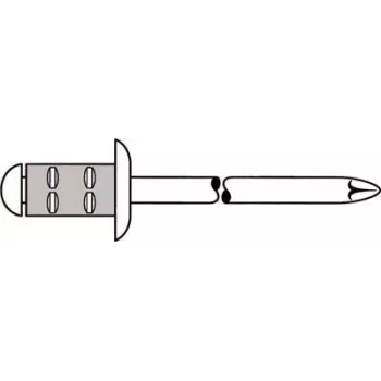 Aklakniedė GESIPA Polygrip 4.8×25 Al/St, fiksavimo diapazonas 11,0–19,5 mm – pakuotė 250 vnt.