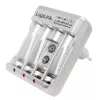 Įkroviklis Ni-MH / Ni-Cd AA / AAA / 9V baterijoms