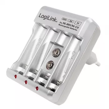 Įkroviklis Ni-MH / Ni-Cd AA / AAA / 9V baterijoms