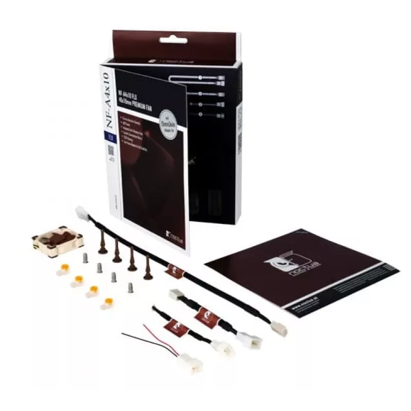Ventiliatorius Noctua NF-A4x10 5V – 40×40×10 mm, 3 kontaktai, 4500 RPM, 8,2 m³/h, 5 V
