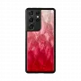 Dėklas iKins Samsung Galaxy S21 Ultra — pink lake black