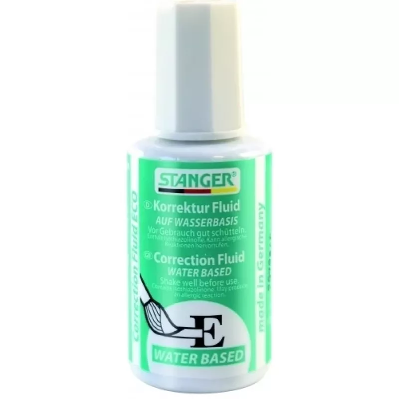Korektūrinis skystis Stanger Classic 18 ml, skystas taisymas popieriui
