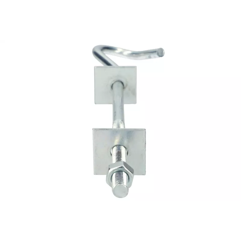 Kablys kabeliams Extralink Hook tvirtinimo kronšteinams 12/230mm M12 sidabrinis