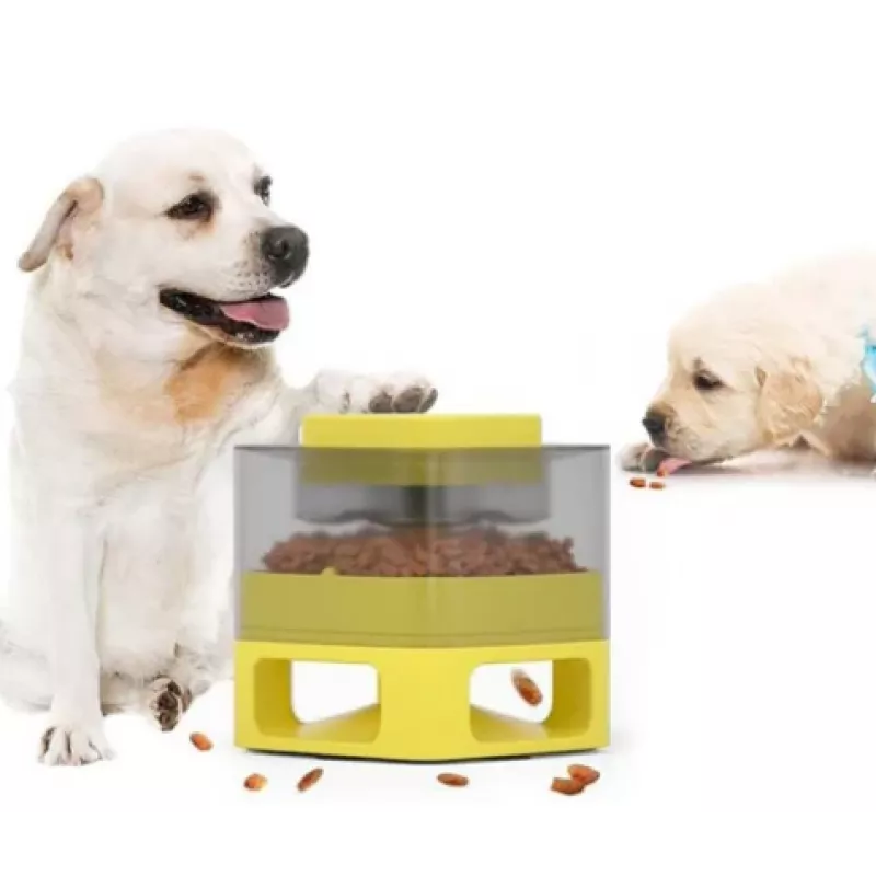 Doggy Village MT7130Y automatinis šėrimo įrenginys gyvūnams geltonas