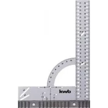 Kampinis liniuotė KWB 067430 aliuminė konstrukcija 90° dailidės ir metalo darbams