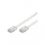 Wentronic Goobay CAT 5e plokščias jungiamasis laidas, U/UTP, baltas, 2 m - CCA vario mišinys (93359)