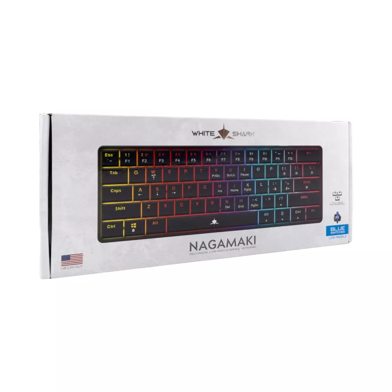 White Shark GK-006121 Nagamaki Black-Mechaninė / US-Mėlyna.SW