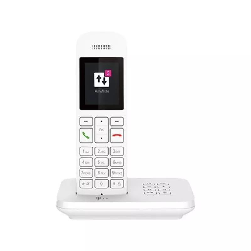 Telekom Sinus A12 Analoginis/DECT telefonas Baltas