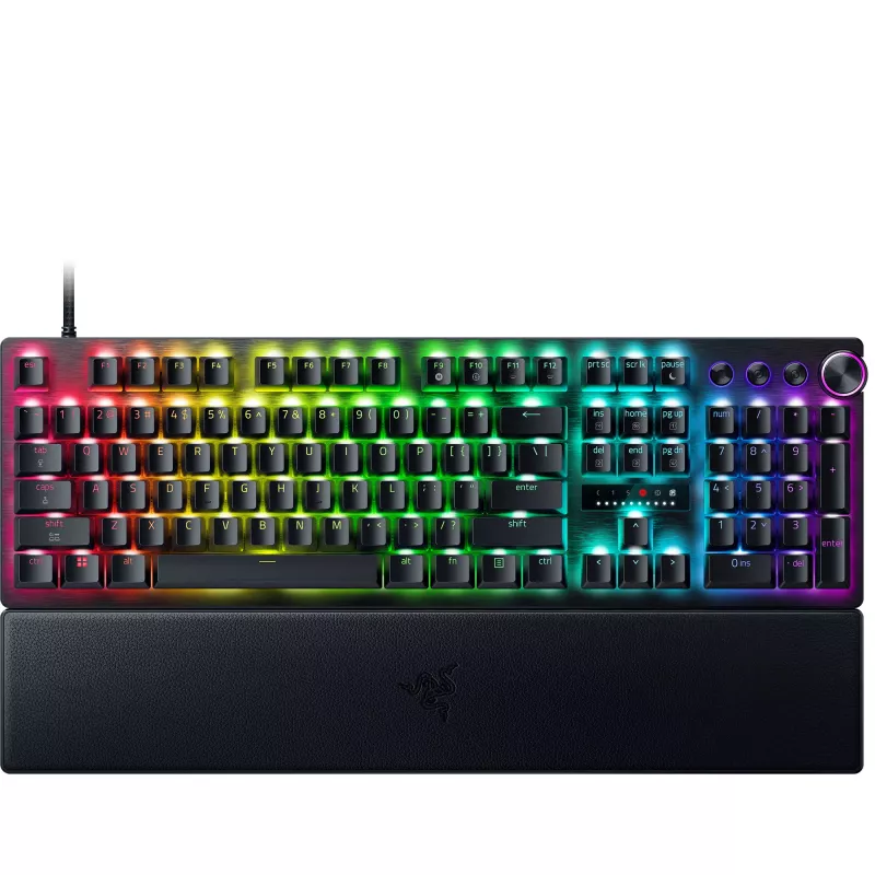 Žaidimų klaviatūra Razer Huntsman V3 Pro — vokiškas išdėstymas, 8KHz atnaujinimo dažnis