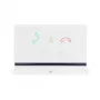 Vidinė domofono plokštė 2N Indoor Talk White – laidinė, grūdintas stiklas, montavimas ant sienos, 185×128×48,2 mm