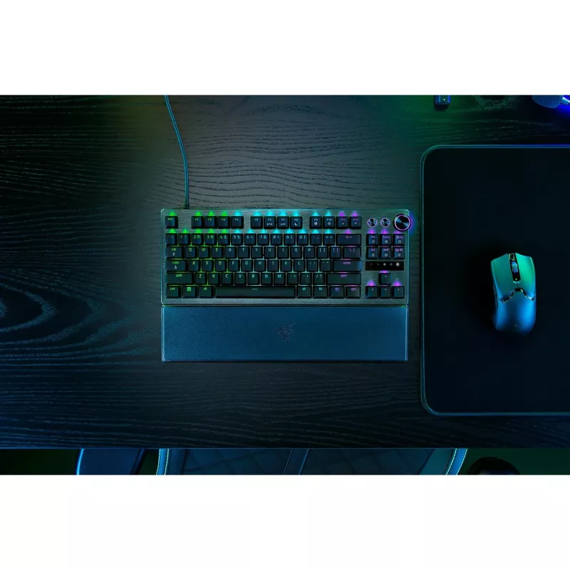 Klaviatūra Razer Huntsman V3 Pro Tenkeyless optiniai jungikliai RGB LED