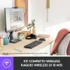 Logitech Wireless Combo MK220 - belaidis klaviatūros ir pelės rinkinys - 2,4 GHz - itališkas išdėstymas - tamsiai pilka (920-003721)
