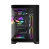 Gamemax HYPE-M BK korpusas | Juodas | Micro-ATX | Be maitinimo šaltinio