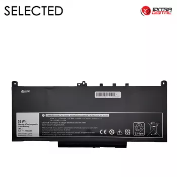 Baterija nešiojamam kompiuteriui Extra Digital NB441730, skirta Dell J60J5, 7200 mAh, 53 Wh, 7.4 V