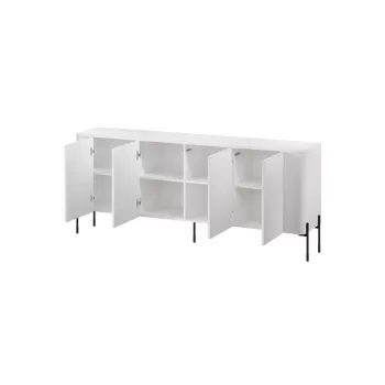 Komoda Cama VERA 190x40x80 cm matinė balta