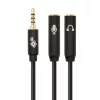 TB 3,5 mm MiniJack skirstytuvas 1x 3,5 mm kištukas į 2x 3,5 mm lizdus, modelis AKTBXAJ0P2J030B