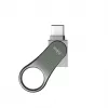 “Silicon Power Mobile C80” 64 GB USB atmintukas USB Type-A / USB Type-C 3.0 (3.1 Gen 1) Titanium