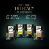 Šlapias kačių ėdalas Sheba Chicken Duck Turkey 85 g pakelis (80 × 85 g) suaugusioms katėms, drėgnumas 86 %