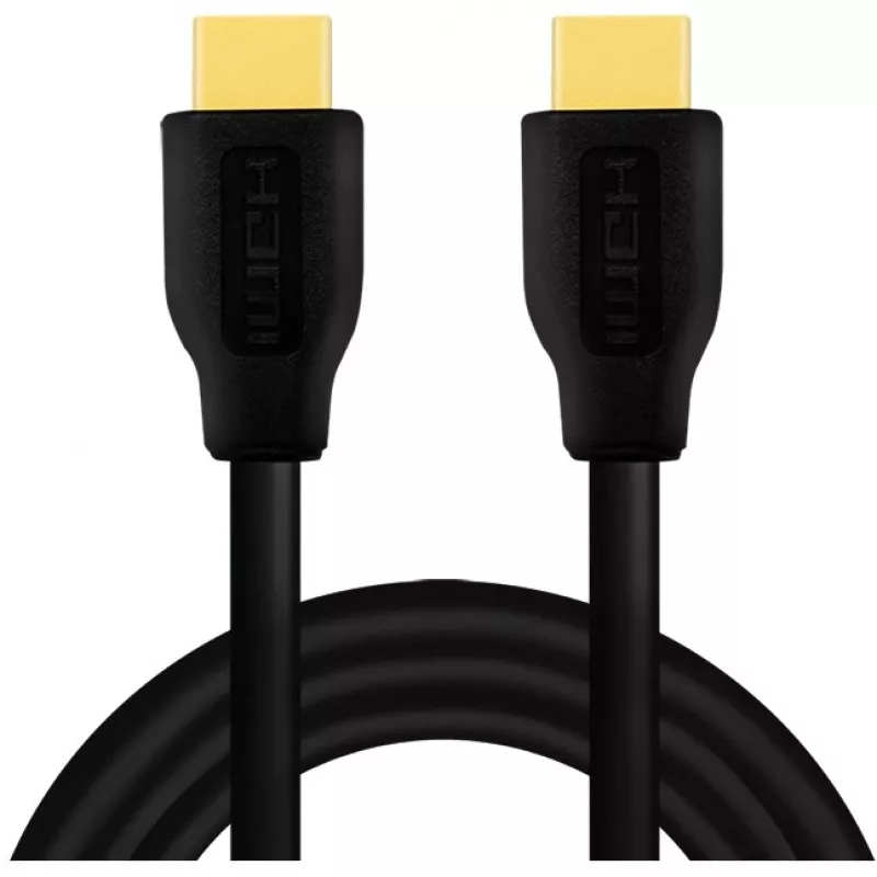 LogiLink CH0100 Premium High Speed HDMI laidas su Ethernet, HDMI 2.0 A tipo kištukas į kištuką, 4K 60 Hz, 18 Gbit/s, 1 m, juodos spalvos