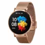 Išmanusis laikrodis Garett Verona Gold Steel AMOLED Bluetooth IP67 GPS SMS