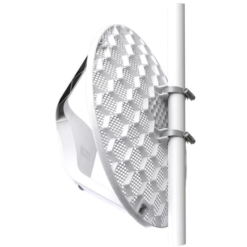 MikroTik RBLHG5KIT lauko belaidis įrenginys su integruota tinklelio antena