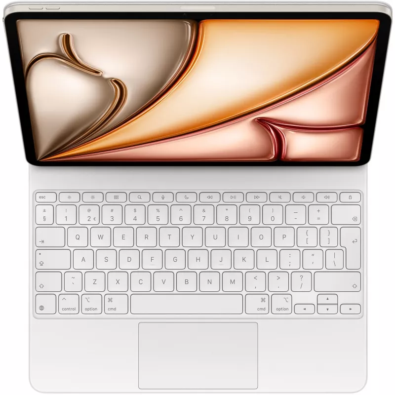 Apple Magic Keyboard iPadAir 13 colių M3 - olandiškas - baltas
