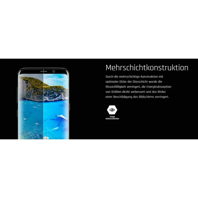Apsauginis stiklas MYPHONE Hammer Energy 2, 9H kietumas, atsparus įbrėžimams