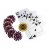 Extralink Pokerio rinkinys Premium 300 žetonų, 2 kaladės ir kauliukai dėkle
