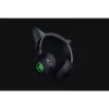 Ausinės Razer Kraken Kitty V2 BT – belaidės Bluetooth, uždengiančios ausis, lankeliu, 20–20000 Hz, 325 g, juodos