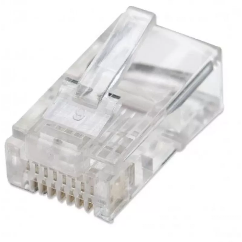 Intellinet 502375 RJ-45 laidų jungtis, skaidri