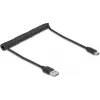 USB laidas DeLOCK 90133 USB 2.0 0.8 m juodas