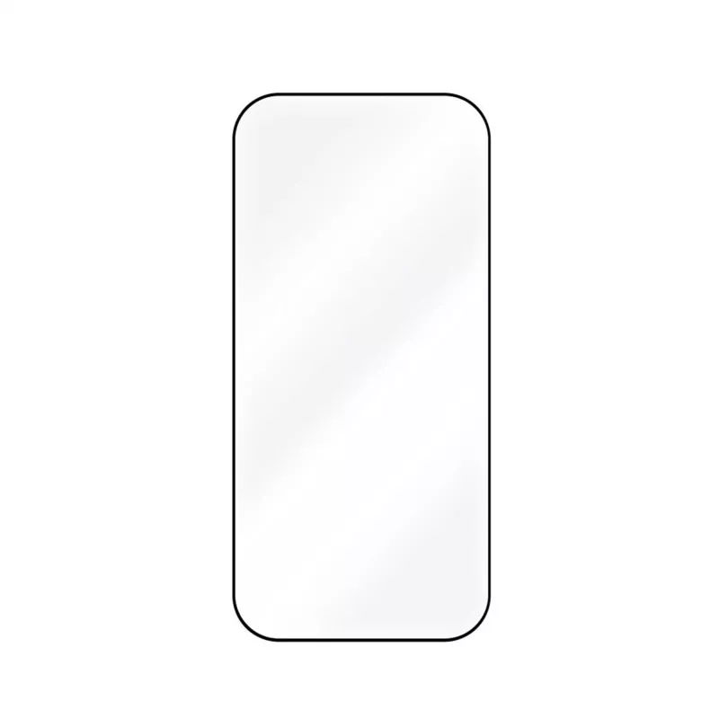 Grūdinto stiklo apsauginis stikliukas FIXED, skirtas Apple iPhone 17, 2.5D pilnas dangtelis – 2 vnt., juodas