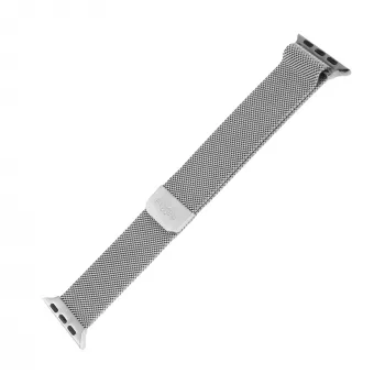 FIXED tinklinis (Milanese) dirželis „FIXMEST-436-SL“ sidabrinis, Apple Watch 38/40/41 mm