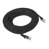 Tinklo kabelis LANBERG PCU6-10CC-1000-BK RJ-45 Cat6 U/UTP 10 m Juodas