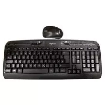 Logitech belaidė klaviatūros ir pelės kombinacija MK330, vokiškas išdėstymas, juoda (920-003967)