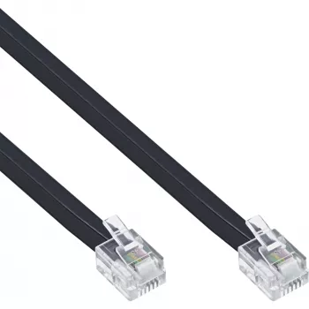 InLine modulinis laidas RJ12 kištukas / kištukas 6P6C 20 m