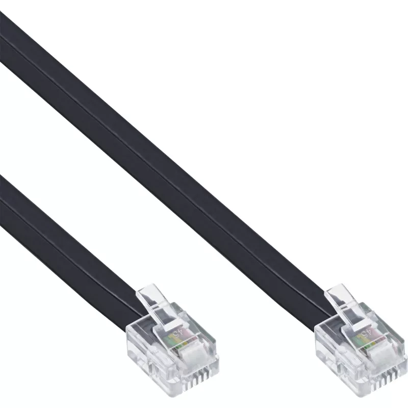 InLine modulinis laidas RJ12 kištukas / kištukas 6P6C 20 m