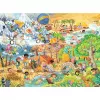 Dėlionė Ravensburger Four Seasons of Fun — 100 dalių, 2 mm storio