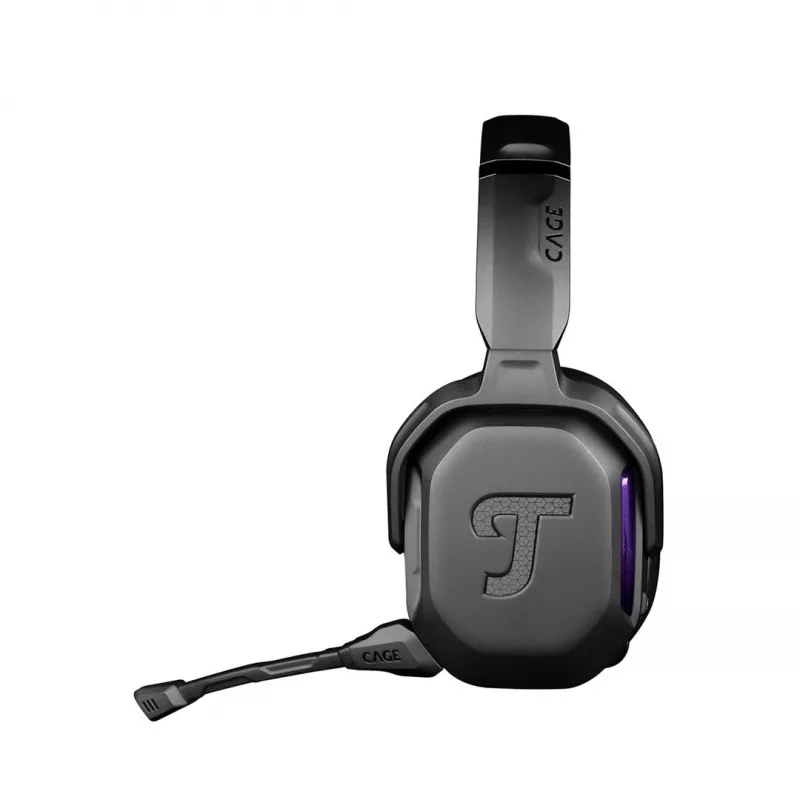 Teufel CAGE PRO belaidės ausinės su galvos juosta, žaidimams, USB Type-C, Bluetooth, juodos