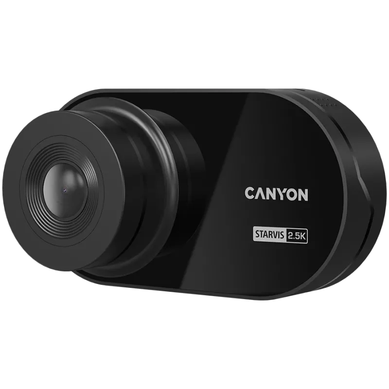 Canyon Dashcam DVR25 WQHD 2.5k WiFi App SD-Card juodas