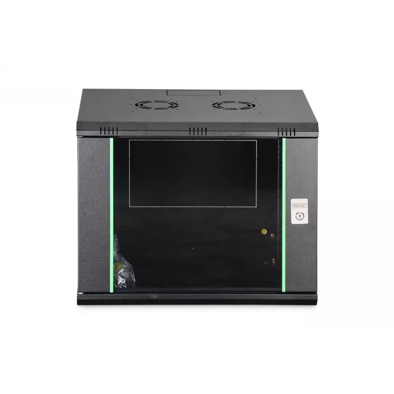 Sieninis stovo spintos korpusas DIGITUS Dynamic-N 9U, 600x450 mm (PxG), IP20, rakinamas, nesurinktas