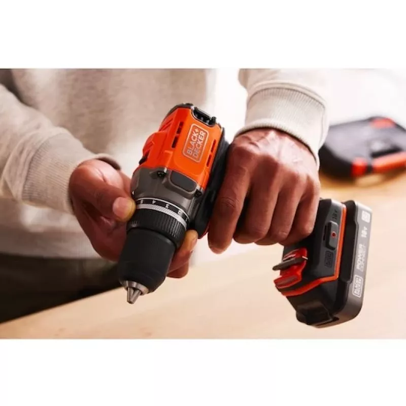 Belaidis gręžtuvas Black & Decker BCD382XN 18V – kompaktiškas 18 V gręžtuvas (be akumuliatoriaus)