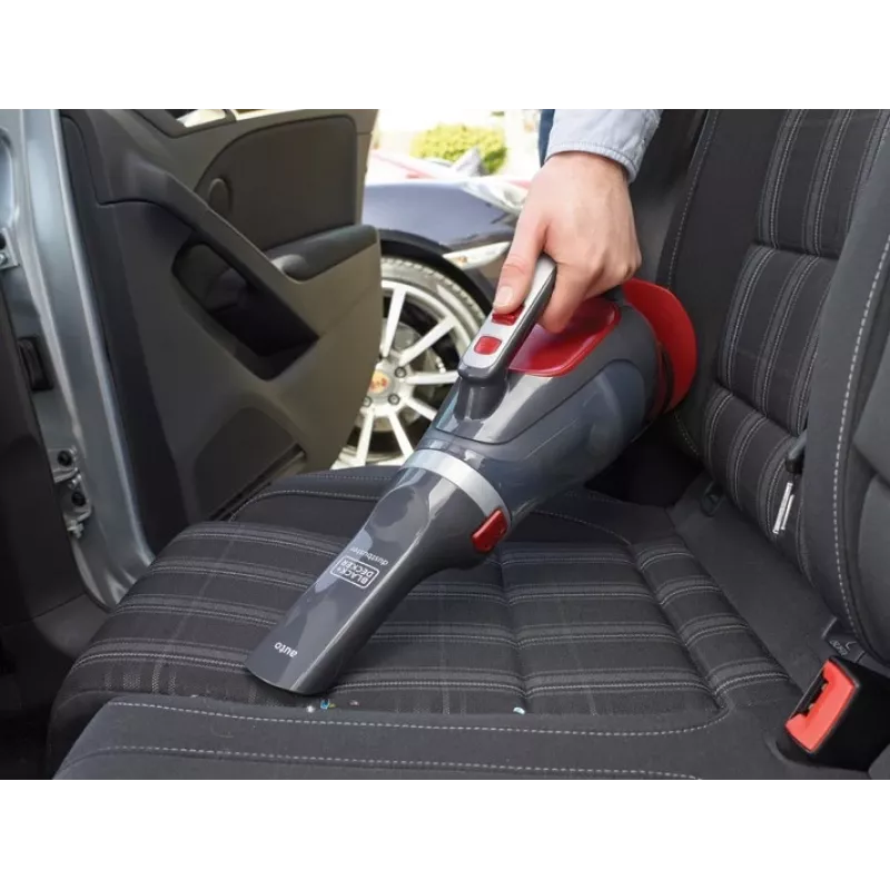 Black & Decker ADV1200 nešiojamas dulkių siurblys pilkas, raudonas, be maišelio