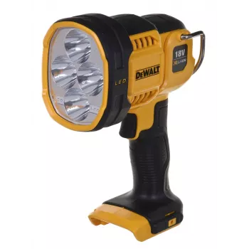 Pakabinamas darbinis žibintas DeWalt DCL043-XJ, LED 1000 lm, 3 lemputės, 90° spindulys, geltona/juoda